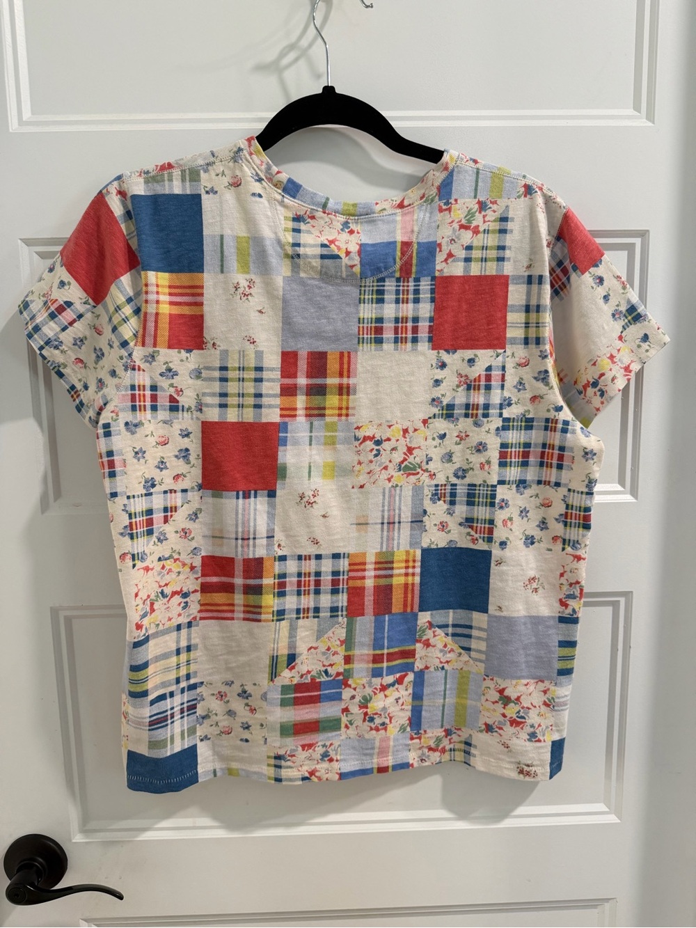 Polo by Ralph Lauren-sz Large Patchwork PRINT Short Sleeve Tee-One of a kind! - Picture 5 of 6